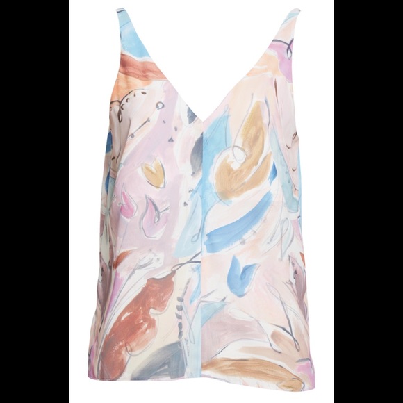New With Tags Ted Baker London Womens Summor Floral Double V Tank Multiple Sizes - Picture 6 of 6